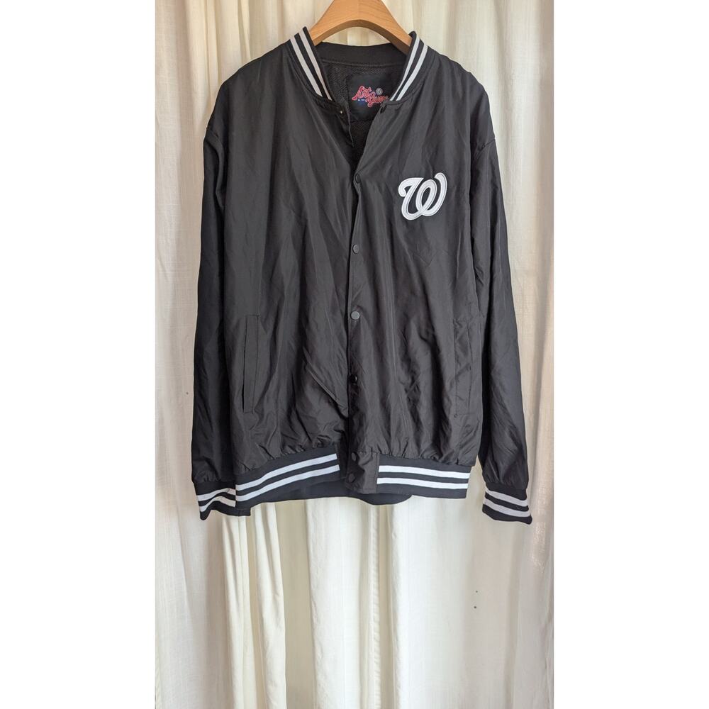 Washington Nationals AAPI Day Jacket Size XL Black MLB